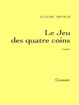cover image of Le jeu des quatre coins